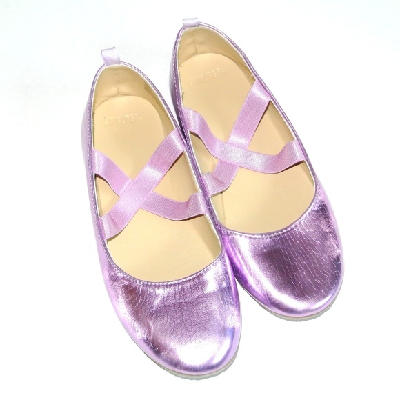 purple ballerina shoes